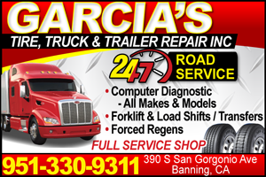 Garcia's Tire-Truck-Trailer logo