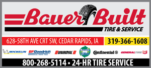Bauer Built Tire & Service logo