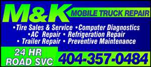 M & K Mobile Truck Repair logo