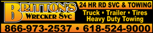 Britton's Wrecker Service logo