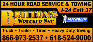 Britton's Wrecker Service logo