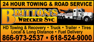 Britton's Wrecker Service logo