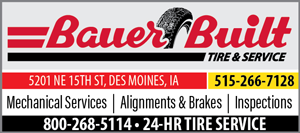 Bauer Built Tire & Service logo