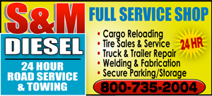 S & M Diesel Service logo