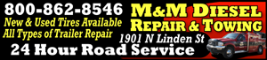 M & M Diesel Repair & Towing logo