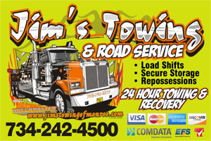 Jim's Towing & Road Service logo
