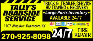 Tally's Roadside Service logo