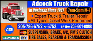 Adcock Truck Repair logo